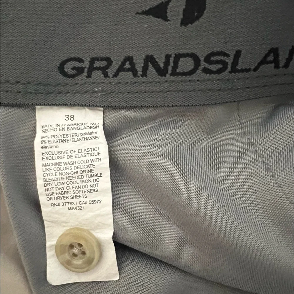 Grand Slam Performance Golf Shorts. Khaki  Size 38  J1